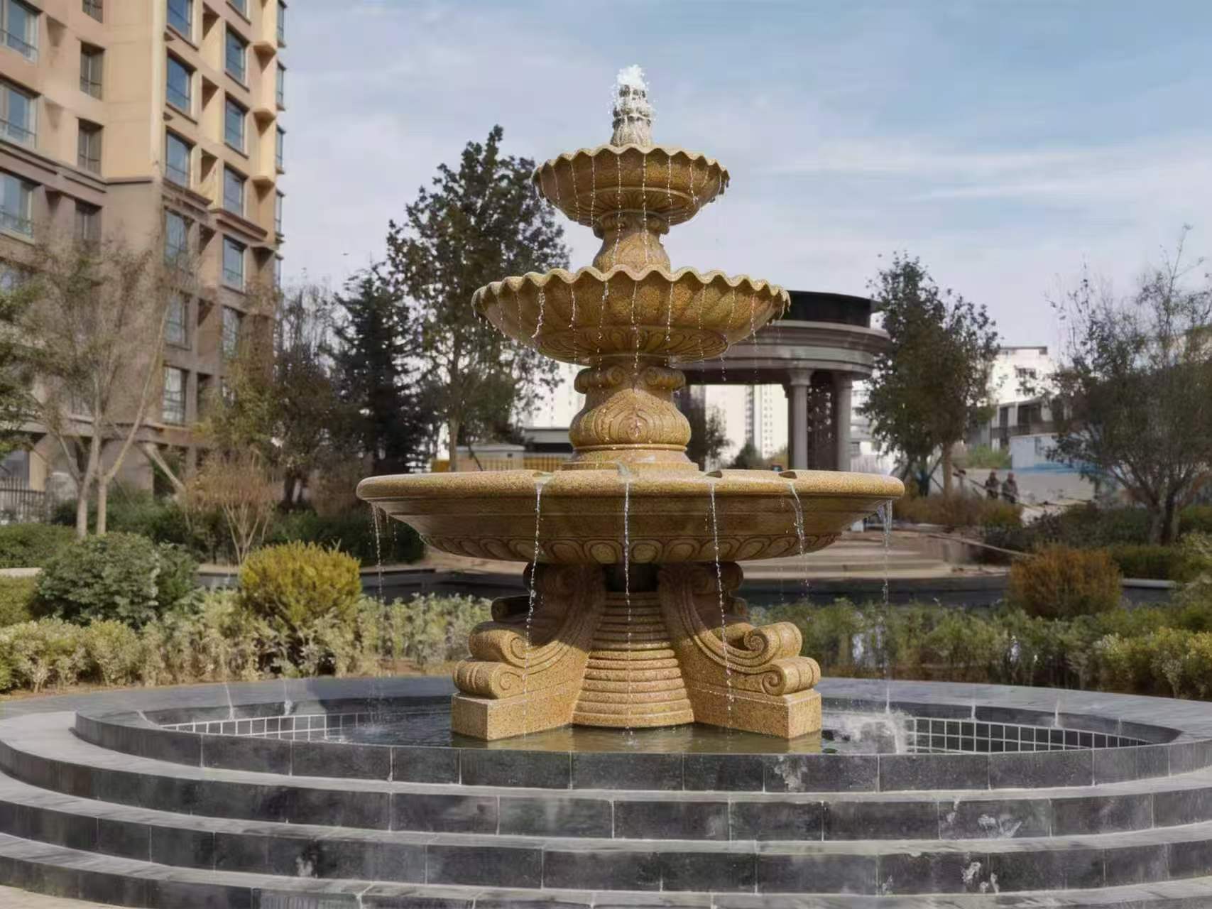 喷泉水景雕塑作品